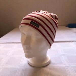 Never worn Armor Lux sailor cotton red and white striped hat - size small